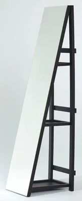 Obrázok produktu pre Casa Padrino stojace zrkadlo s policami 37 x 37 x v. 160 cm - toaletné zrkadlo