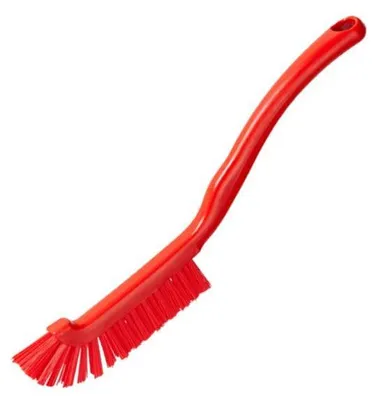Obrázok produktu pre Haug kefka na škáry, červená, 220 mm, s tvrdými štetinami – hĺbkové čistenie pre kuchyňu a kúpeľňu (10 kusov)