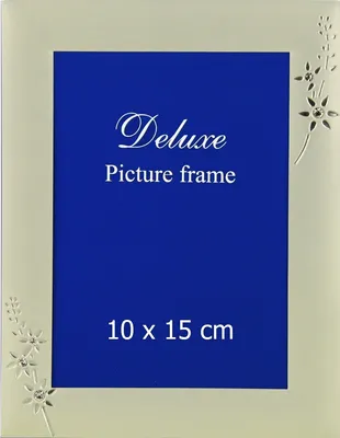 Zdjęcie produktu dla 257 DE LUXE FLOWERS rama metal 10x15 srebrny
