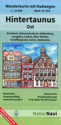 Obrázok produktu pre Hintertaunus East 1 : 25 000, list 47-559