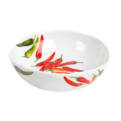 Image de Taitù Dieta Mediterranea - Légumes - Bol de 21 cm de diamètre, Piments