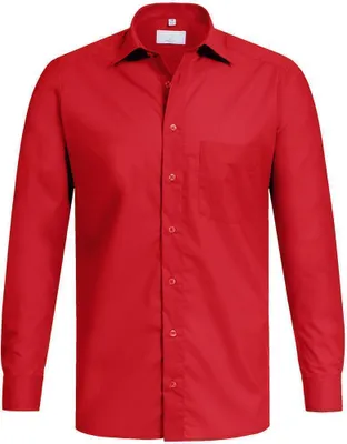Produktbild von Greiff Corporate Hemd BASIC Herren Regular Fit ® Rot 35/36