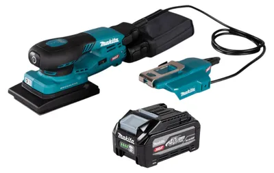 Productafbeelding van Makita BO 005 CGU1 accu-excentrische schuurmachine 40 V max. 80 x 130 mm 3,0 mm slaglengte borstelloos + 1x accu 4,0 Ah - zonder oplader