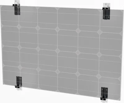 Produktbild von Flex Wandhalterung für Solarmodule - Set für ein PV-Modul