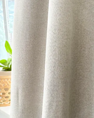 Produktbild von Fertiggenähtes Verdunklungsvorhang mit Ösen, 140 x 270 cm, hellbeige