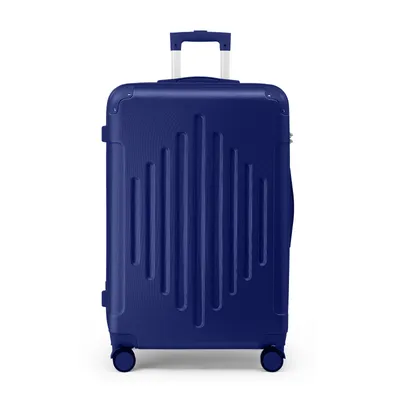 Produktbild von FCH XL Handgepäck Koffer Trolley Handgepäckkoffer Hartschale mit 360°-Rollen Dunkelblau