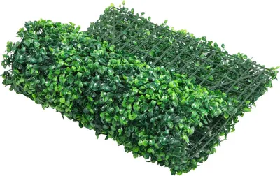 Produktbild von Artificial Boxwood Panel 24" X 16" UV 24pcs Boxwood Hedge Wall Panels Artificial Grass Backdrop Wall  4 cm Green Grass Wall, Fake Hedge for Decor Privacy Fence Indoor, Outdoor Garden Backyard