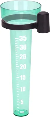 Zdjęcie produktu dla Ogrodowy miernik opadów, tworzywo sztuczne, 24 x 8,5 cm, jasnozielony