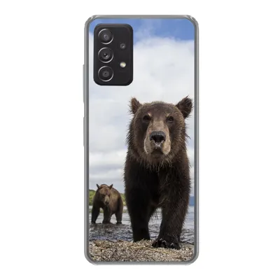 Produktbild von MuchoWow® Handyhülle Schutzhülle Hülle für Samsung Galaxy A53 5G Bär - Küste - Wasser Silikon Softcase Handy Hülle - Schutzabdeckung