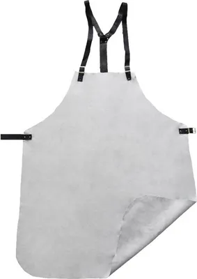 Produktbild von NITRAS 2101 Schürze Vollleder Lederschürze beige Gr. 80 x 100 cm, verstellbare Kernlederberiemung