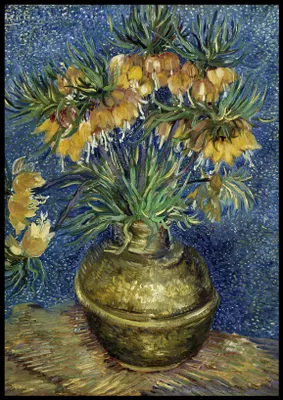 Zdjęcie produktu dla Plakat 70x100cm  Imperial Fritillaries, Van Gogh Vintage do Salonu