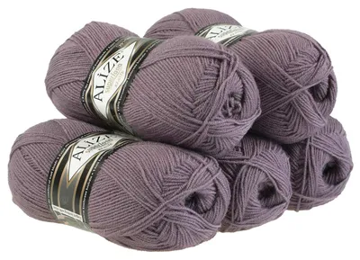 Strickgarn ALIZE SUPERLANA KLASIK lila