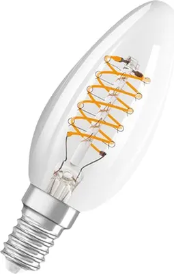 Obrázek produktu pro OSRAM Stmívatelné LED žárovky, Vintage Edition, 40 W náhrada, E14, tvar B, 2700 Kelvinů, teplá bílá, čiré sklo, jednotlivé balení