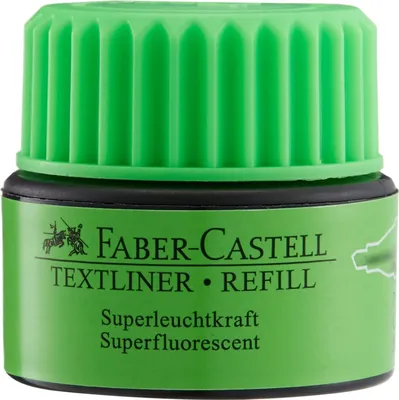 Produktbild von FABER-CASTELL Nachfüll-Station TEXTLINER 1549 leuchtgrün 25 ml