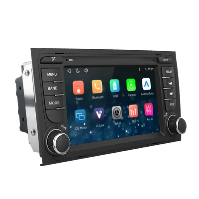 Produktbild von für Audi A4 8E 8H B6 B7 2000-2009 7 Zoll Linux Autoradio mit CarPlay & Android Auto kabellos Bluetooth WiFi Mirror Link