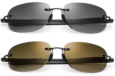 Image de Elzusha - Coffret de 2 lunettes de soleil bifocales sans monture avec protection UV400