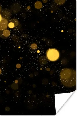 Produktbild von MuchoWow® Poster Gold - Abstrakt - Luxus - Schwarz 80x120 cm - Papierdruck