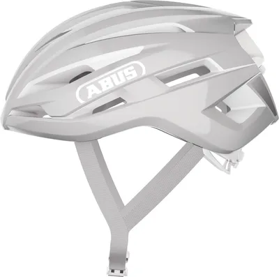 Produktbild von ABUS Rennradhelm StormChaser ACE - leichter Fahrradhelm für Radrennen, Gravelbike-Touren und Cyclocross - für Damen und Herren - Pure Grey, Größe L (57-61 cm)