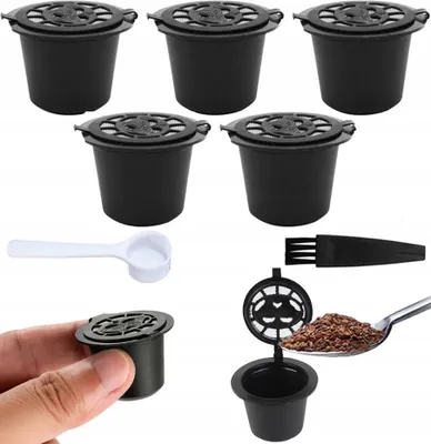 Zdjęcie produktu dla Kapsułki Do Ekspresu Nespresso Wielorazowe 5Szt. Cfc-5Xb