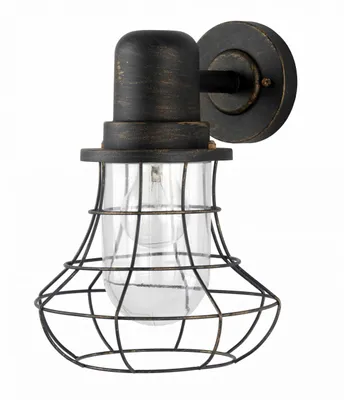 Produktbild von Lutec Außenwandleuchte Bird braun-gold IP44