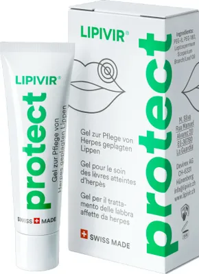 Produktbild von Sanacute LIPIVIR protect 3,7cm weiß 543000001