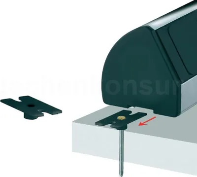 Image de Schulte EVOline Fixation 90.383 Paire EVOline Dock