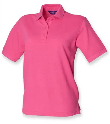 Produktbild von Henbury H401 | Damen Piqué Poloshirt 65/35 - Farbe: Fuchsia - Größe: M