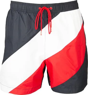 Produktbild von Herren-Boxershorts TOMMY HILFIGER Meer oder Schwimmbad mit elastischem Bund, externem Kordelzug, Seitentaschen und einer auf der Rückseite Art. UM0UM03261, XXL, Poliestere 100%
