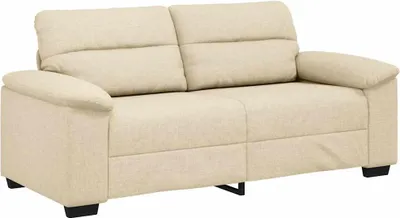 Immagine prodotto di vidaXL Divano a 2 posti Crema 180x81x84 cm Tessuto