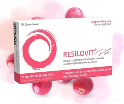 Obrázok produktu pre Výživový doplnok pre ženy Resilovit Pill, 28 kapsúl