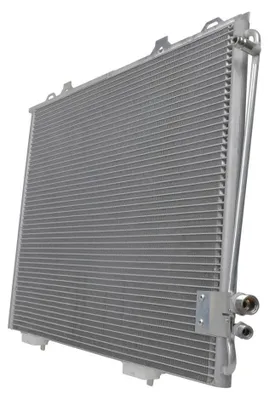 Image de Condenseur Climatisation sans déshydrateur Tubes de refroidissement parallèles HELLA pour, entre autres, MB CLASSE E