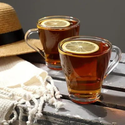 Image de Famanu Teeglas-Set – Qualité supérieure – Verres de luxe pour le café, lot de 6
