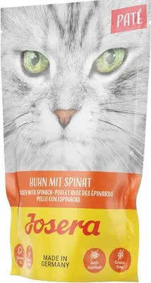 Produktbild von Josera Paté Huhn mit Spinat, Adult, Huhn, Spinat, 85 g, Getreidefrei