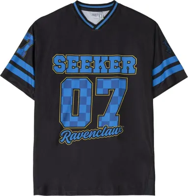 Produktbild von Uni Kurzarm-T-Shirt Harry Potter Ravenclaw Schwarz - XL