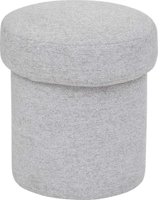 Produktbild von Eazy Living Pouf Ø 37 cm Nélie Grau