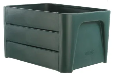 Produktbild von Mirage DIY Fahrrad Transportkiste Transportbox grün 24 Liter