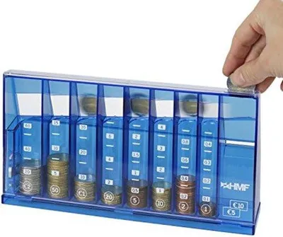 Obrázek produktu pro Automat na třídění euro mincí, rozměry 24,0 x 5,0 x 12,0 cm