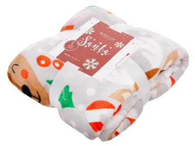Obrázek produktu pro Spod Igły i Nitki Vánoční deka 150x200 Mikrovlákno Santa