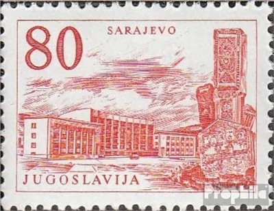Produktbild von Briefmarken Jugoslawien 1959 Mi 897 postfrisch Freimarken