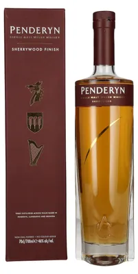 Image de Penderyn SHERRYWOOD Single Malt Welsh Whisky 46% Vol. 0,7l en boîte cadeau