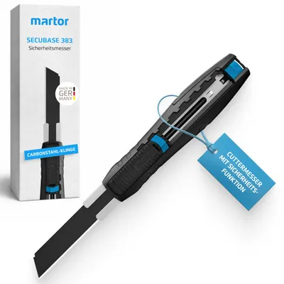 Obrázek produktu pro MARTOR Nůž pro řezání, edice Black | Čepel z uhlíkové oceli, 18 mm | Extrémně ostrý