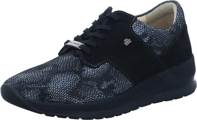 Produktbild von FINN COMFORT FinnStretch Caino Damen Halbschuhe schwarz Nubukleder - Größe: UK 3,5