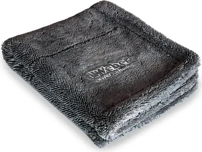 Produktbild von Weber Mikrofaser Trockentuch 40x40 cm – fusselfrei, 1400 GSM, streifenfrei – Auto, Haushalt & Haustiere - ideal bei Regen grau