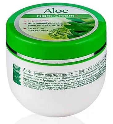 Zdjęcie produktu dla Krem nawilżający na noc z aloesem 100 ml
