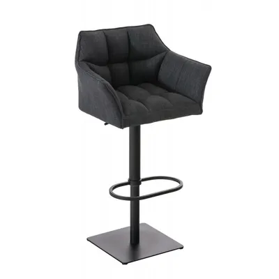 Produktbild von Barhocker Damaso B Stoff - dunkelgrau