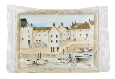 Produktbild von Creative Tops Premium-Kissen-Tablett de Geschenk, Design Cornish Harbour