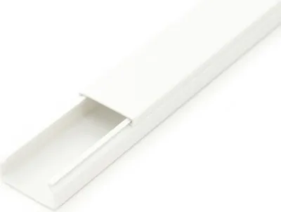Produktbild von 1m Kabelkanal Weiß Selbstklebend, 3,0 x 1,5 x 100 cm / 1 x 1m