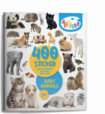 Produktbild von Artista - Stickerbuch Tierbabys