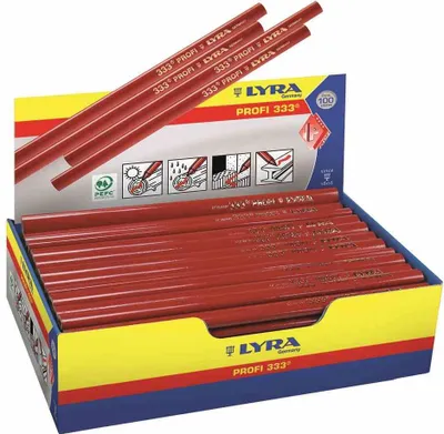 Image de Crayon de charpentier ovale de 24 cm de long