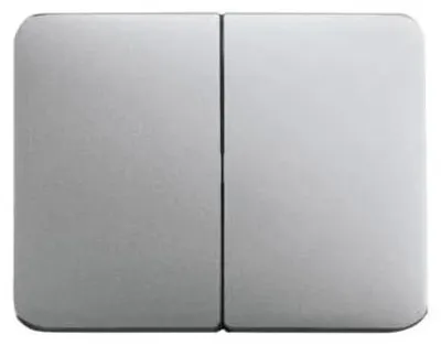 Produktbild von BUSCH-JAEGER 1751-0-2838. Steuerung: Knöpfe, Produktfarbe: Titan. Breite: 70 mm, Höhe: 54 mm. Menge
